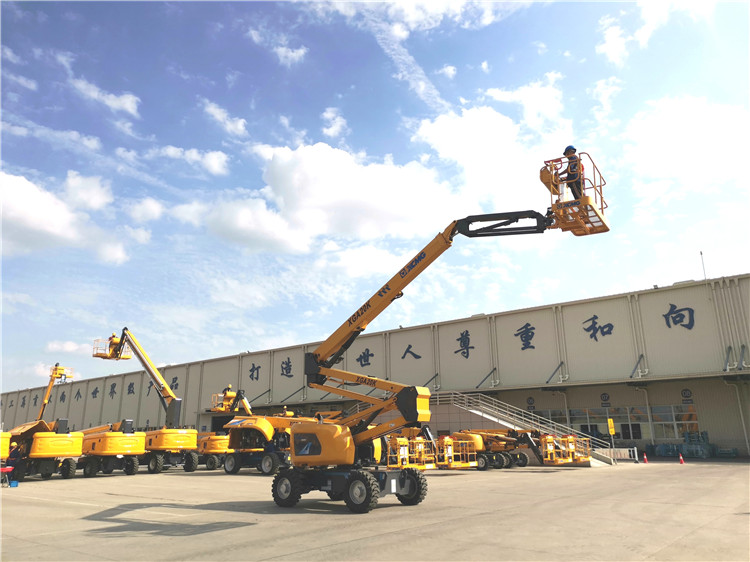 XCMG official 20m aerial work platform XGA20K mobile hydraulic new articulated boom lift price